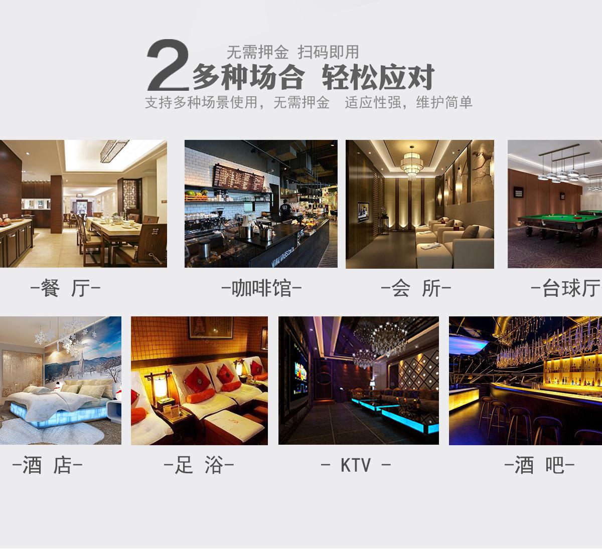 共享充電寶的適用地點