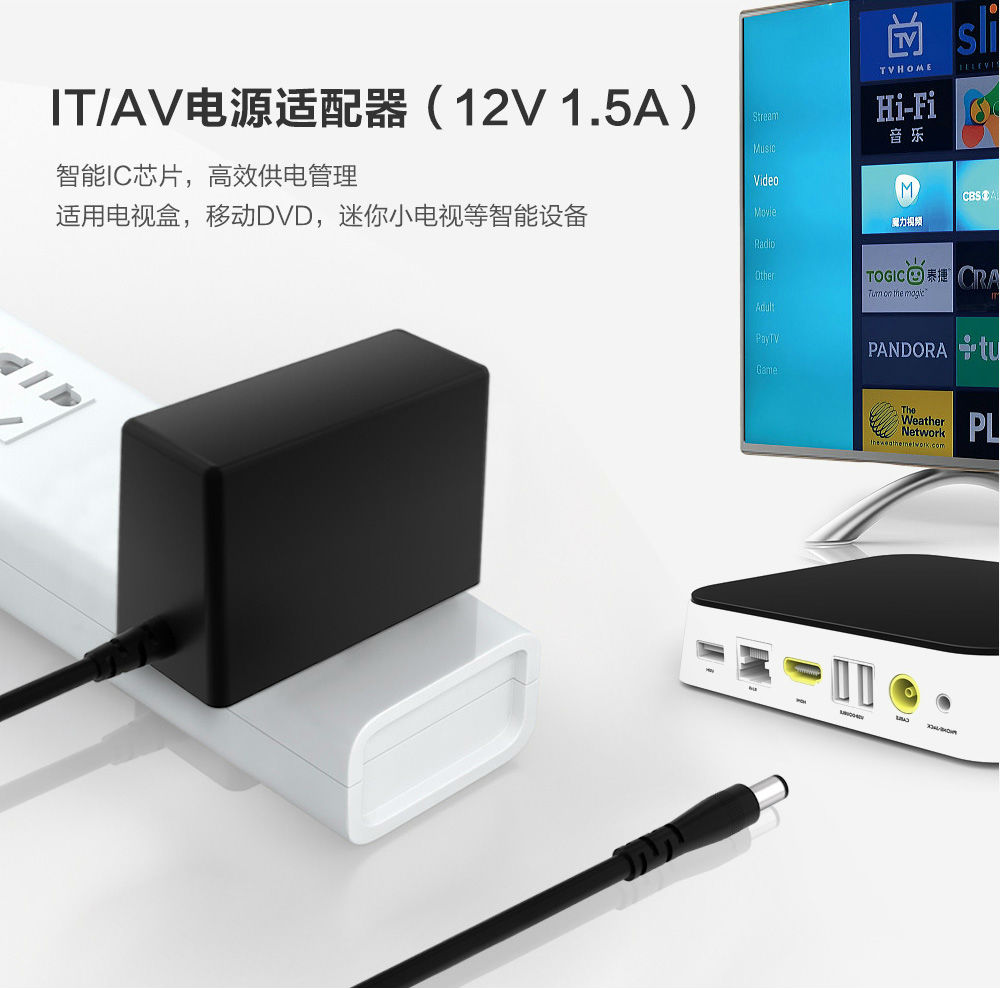 12V1.5A電源適配器