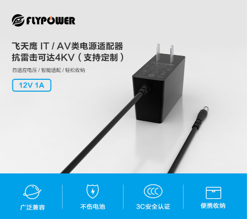 飛天鷹路由器電源適配器：做工精細，結實耐用